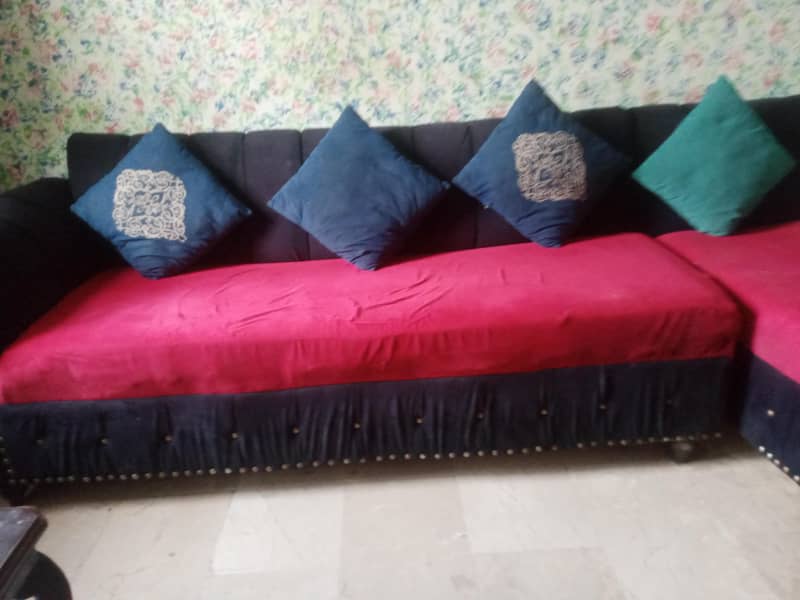 comfortable L shape sofa 6