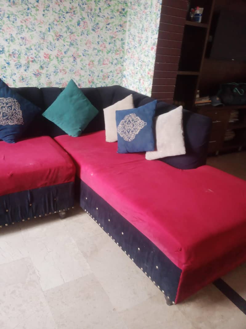 comfortable L shape sofa 9