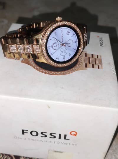 luxury watch fossil gen 3 smartwatch  Q venture