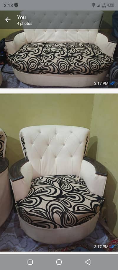 7 seated sofa good condition