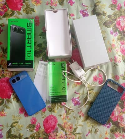 infinix Smart 10 plus 4+4GB 128GB with Box charger 0328-6498423 all ok