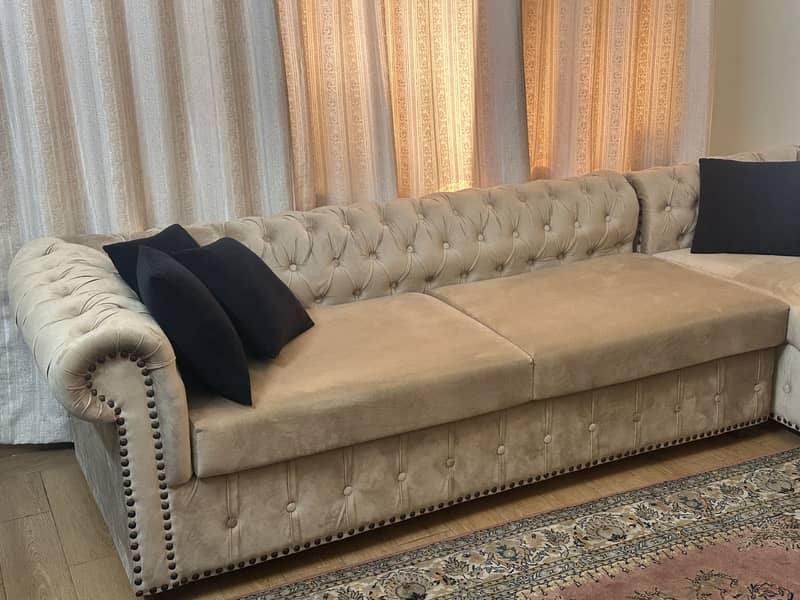 Five seater L shape sofa 0