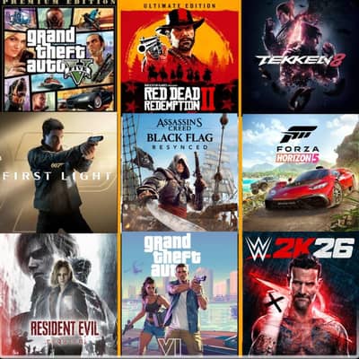 PS5 PS4 Games | GTA VI RDR2 God of War Spider Man