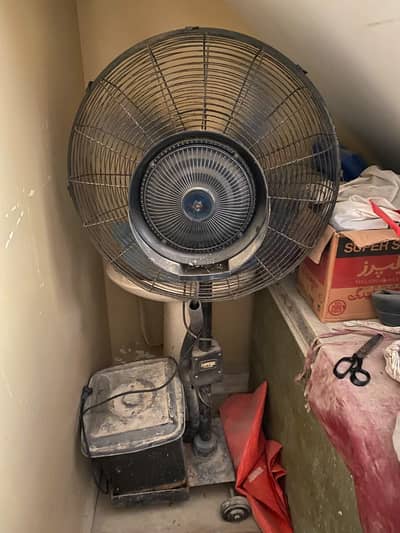 Heavy Duty Industrial Stand Fan – Powerful Airflow