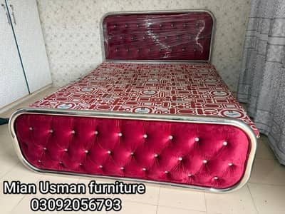 New Stainless Steel Double Bed//steel single bed//Non magnetic/bed set