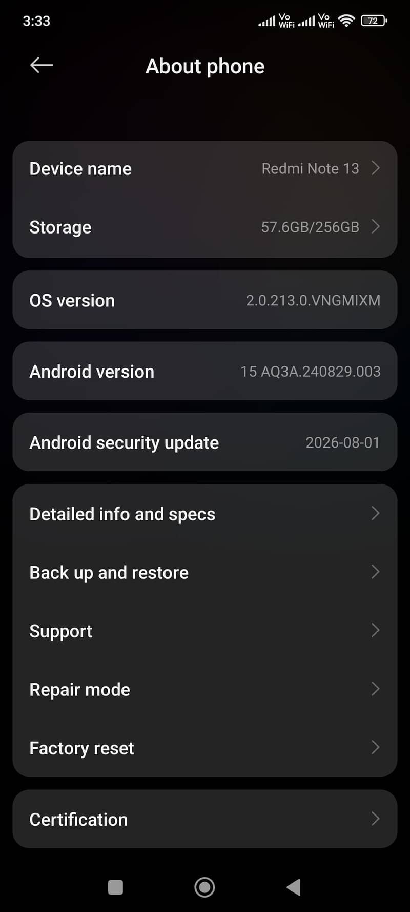 Xiaomi Redmi Note 13 9