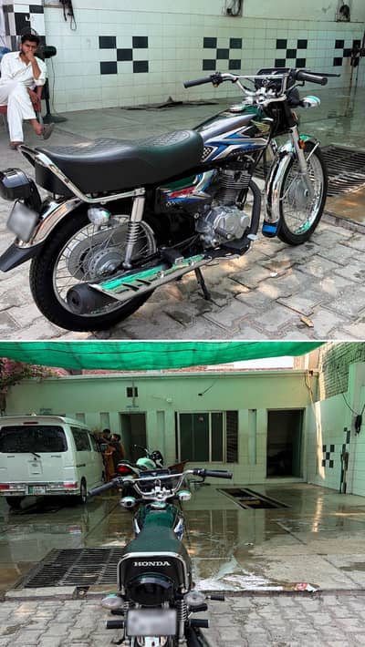 Honda cg 125 black