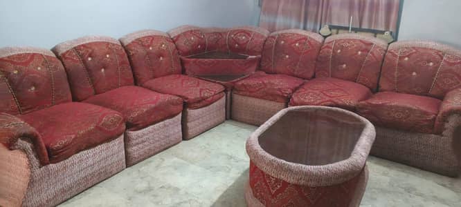 Sofa set 7 seater L shaped