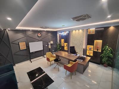 FULLY FURNISHED DOUBLE COMMERCIAL HALL FOR RENT, SEPARATE M/F WASHROOM, KITCHEN, WIDE PARKING