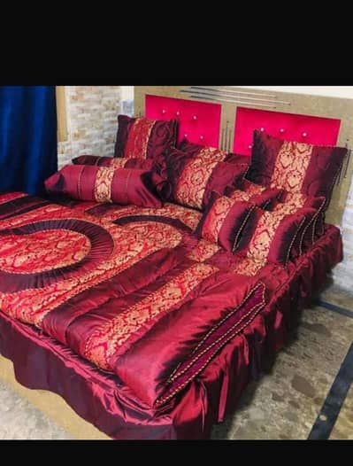 important silk backwards bed set 14 piece free home delivery