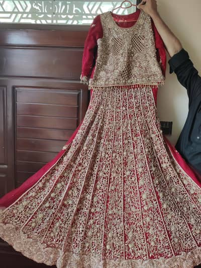 Barat Lehnga (Red)