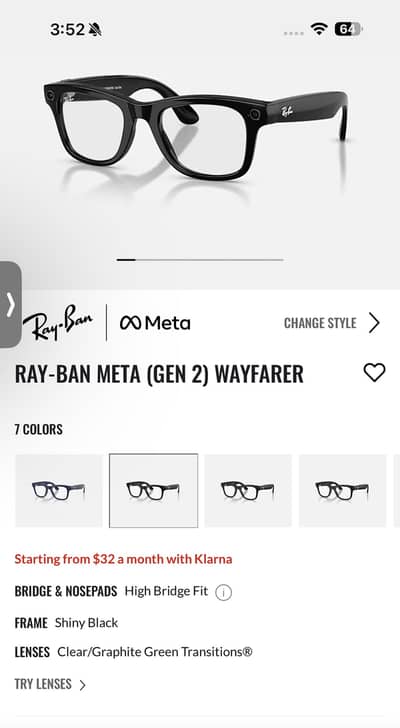 Ray-ban meta glasses gen 2
