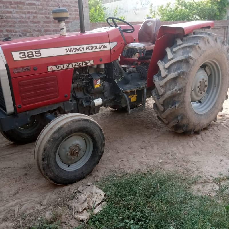 MF 385 Model 2019 – بہترین کنڈیشن، انجن، ٹائر اور ہائیڈرالک لاجواب 1