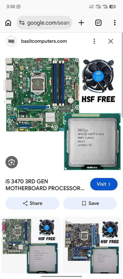 i5 3rd 3470 with 19" led