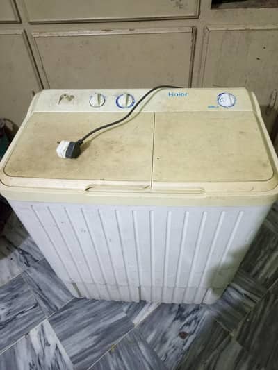 Haier washing machine + spiner double 2 in 1,