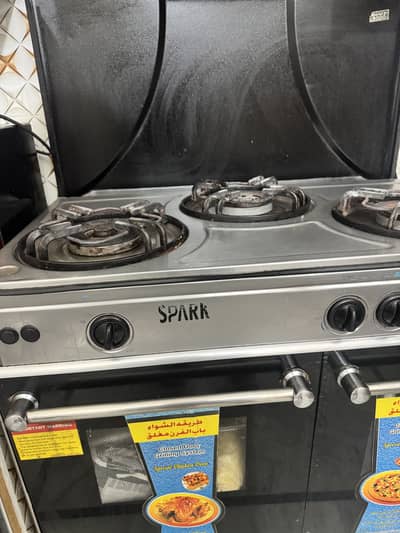 34-Inch Gas Stove with Double Oven