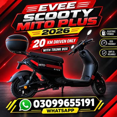 EVEE MITO PLUS NEW 2026 WITH TRUNK BOX
