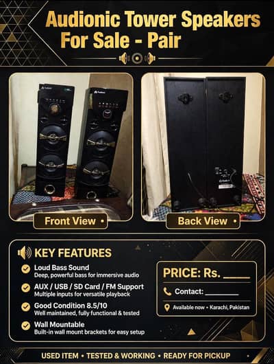 speaker for sale