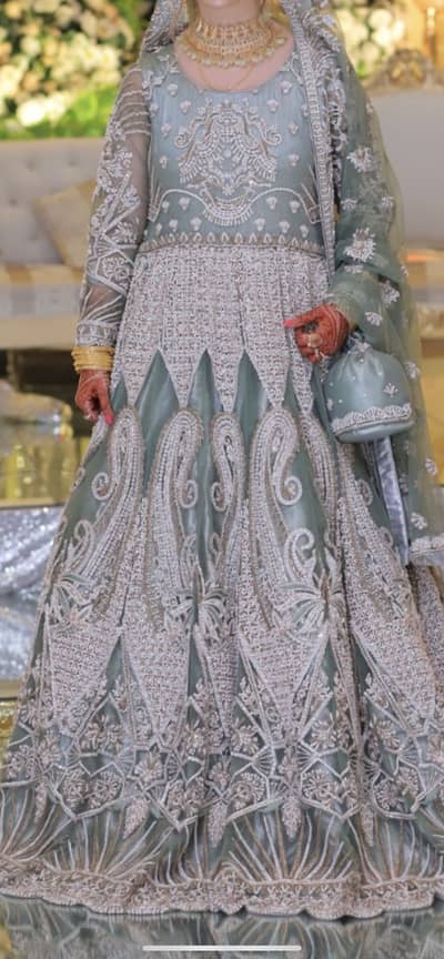 Bridal walima maxi one time used only for 2 hours same as new