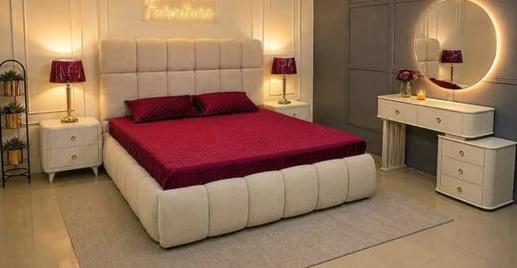 Bed Set/King Size Bed/Double Bed/Wooden Bed/Luxury Bed/Bed/Poshish Be