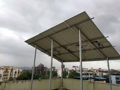 Solar panels Structure Fabrication & Installation | Iron Structure