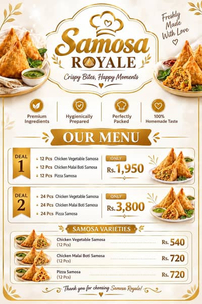 Royal samosa
