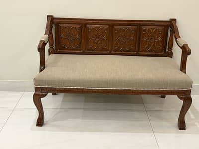Sheesham Wood Sofa – 2 Seater