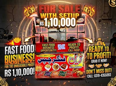 For Sale With Setup Food stall