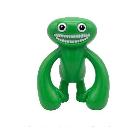 : Green Monster Action Figure Toy - Cute Smiling Monster Figurine for Kids & Desktop Decor  R5944