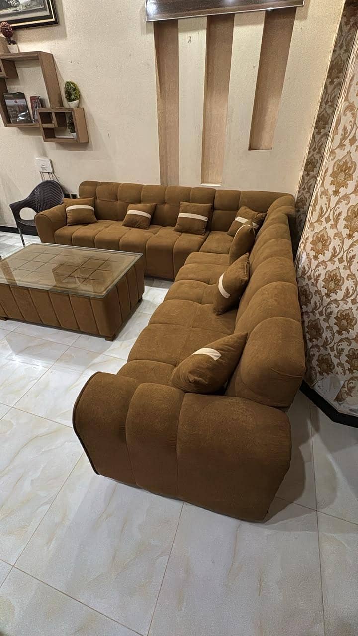 7Seater LShape Sofa 0