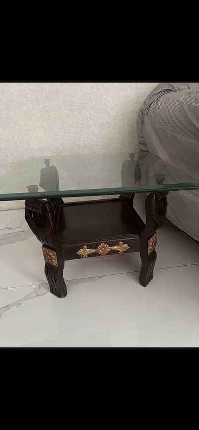 3 piece wooden central table