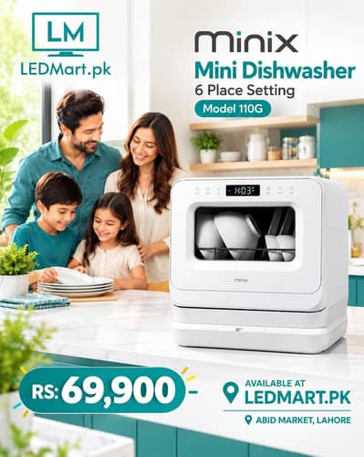 MINIX MINI DISHWASHER MADE KOREA 6 PLACE SETTING