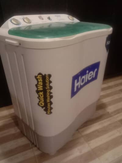 washing machine Haier capacity 8kg working condition