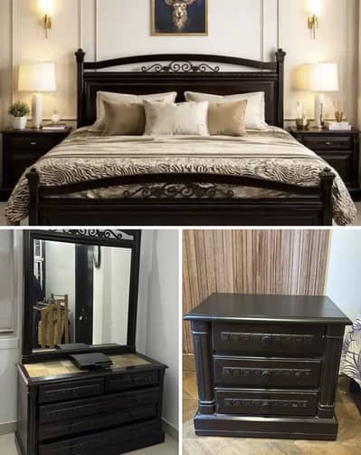 King Size Bed Set for Sale