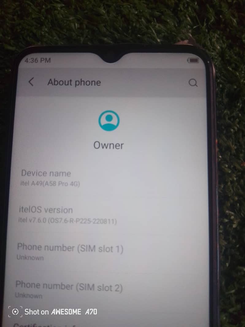 Itel A49 2