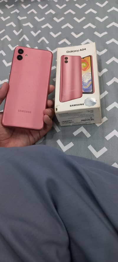 Samsung Galaxy A04 Available For Sell with Box Pack Set Best Condition