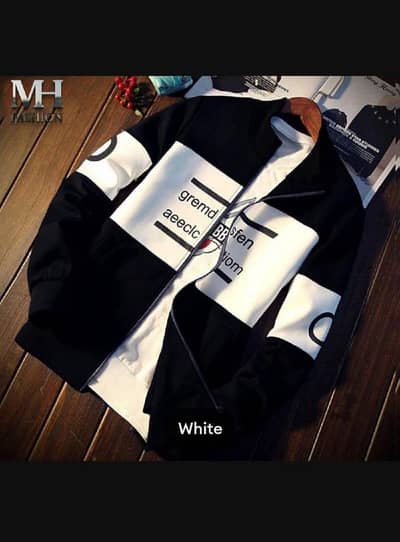 black men zipper jacket