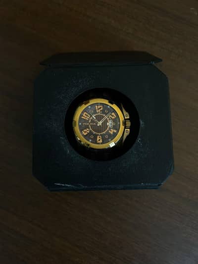 Police Watch Rose Gold & Brown (Model 13022J) – Full Box Set