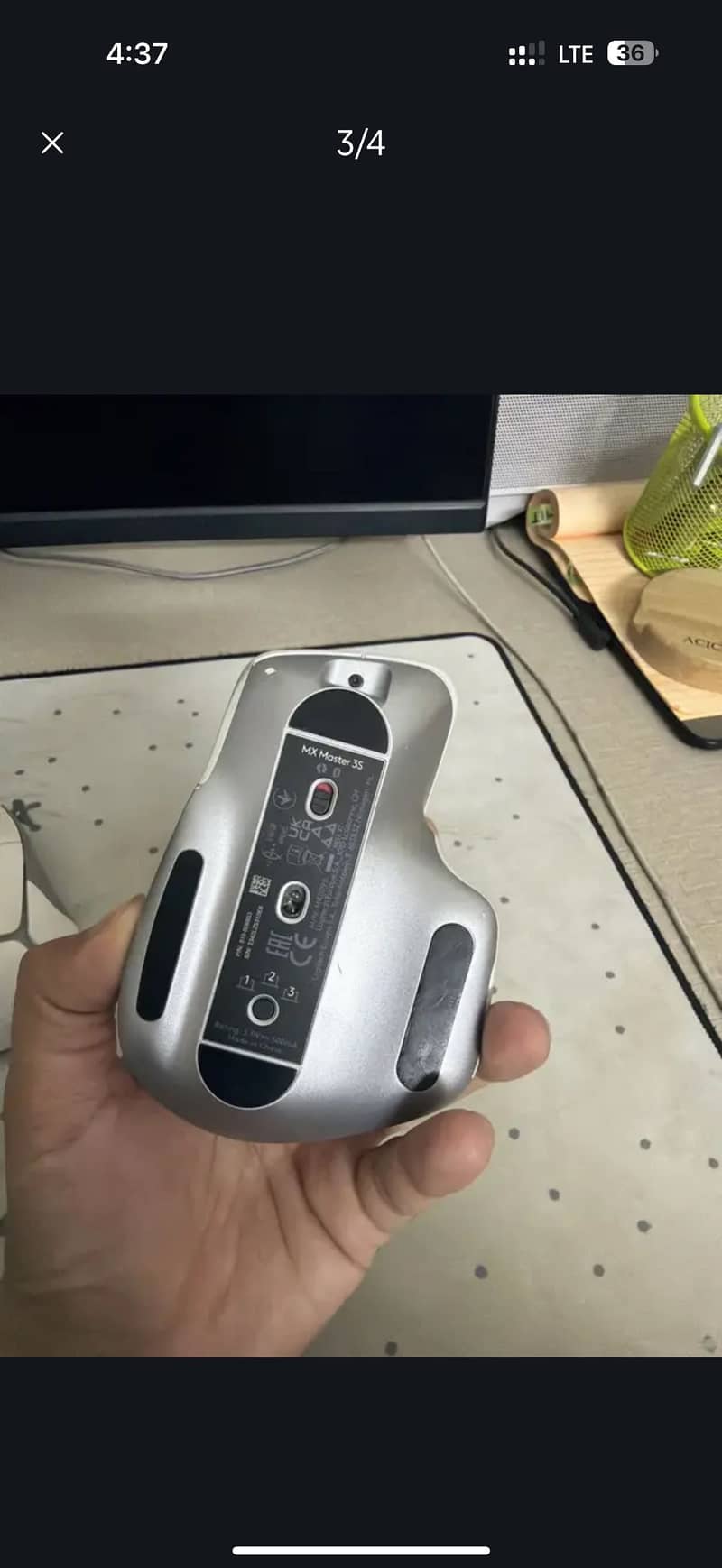 MX master wireless white 1