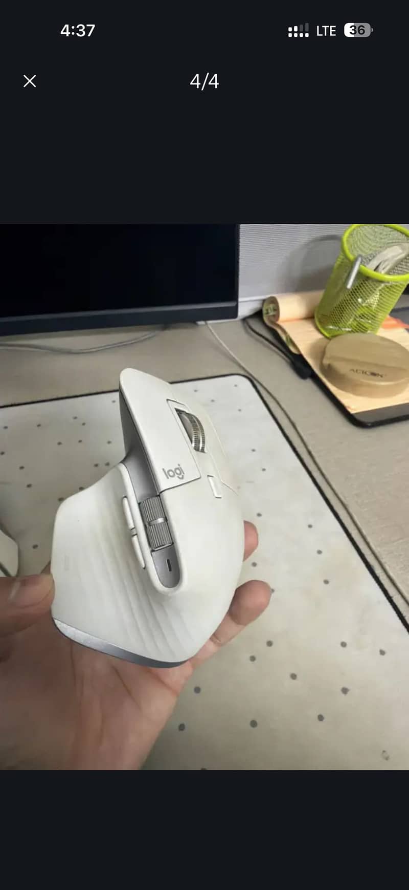MX master wireless white 3