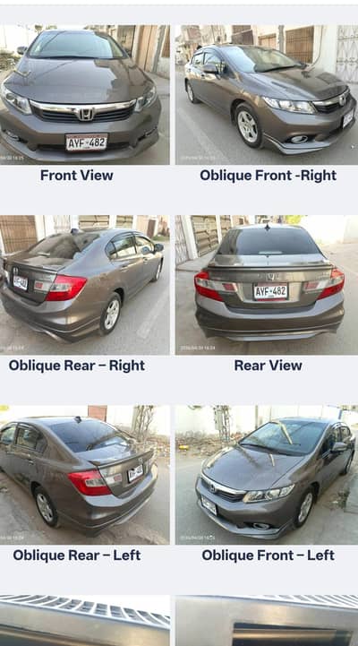 Honda Civic VTi Oriel Prosmatec 2012