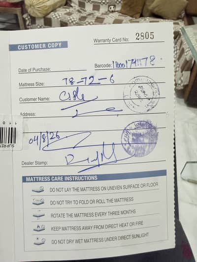 Brand New Orthopaedic Mattress