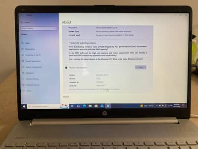 Hp core i3 11 gen 16 gb ram 256 gb ssd urgent sale