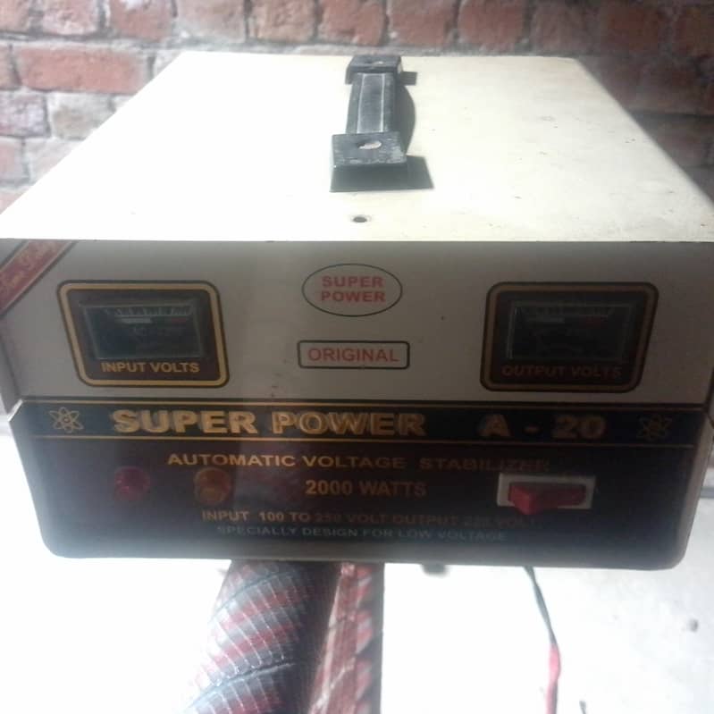 stabilizer 2000watts 2