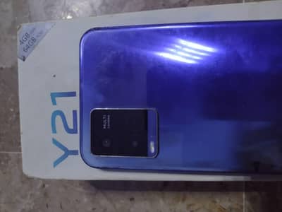 vivo y21 4.64gb mobile plus box