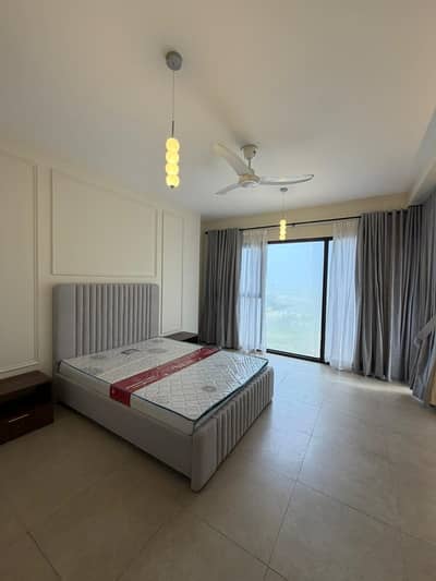 DHA Phase 8 1000 Sq Ft Emaar Studio-Single Bed Furnished Apartment Sea Facing 4th Floor Premium Investment