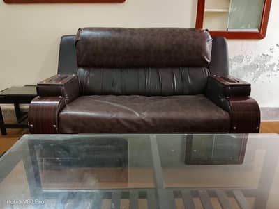 1 tripple sitting sofa 1 double setting sofa 1 single sofa
