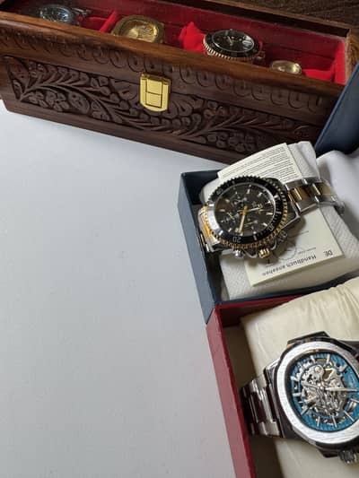 Long lux original automatic watch 2 watches deal