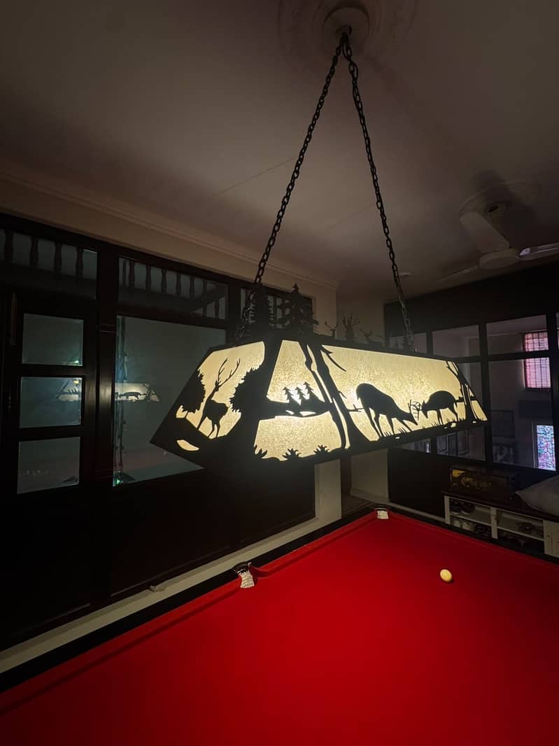 Pool Table and light 1