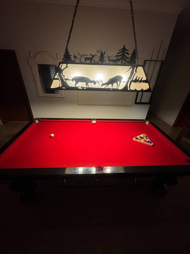 Pool Table and light 4